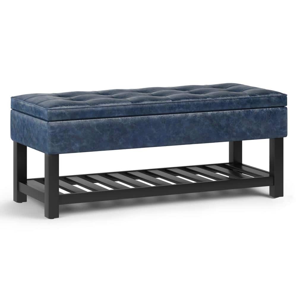 UPC 840469000094 product image for Cosmopolitan 44 in. Wide Transitional Rectangle Storage Ottoman Bench with Open  | upcitemdb.com