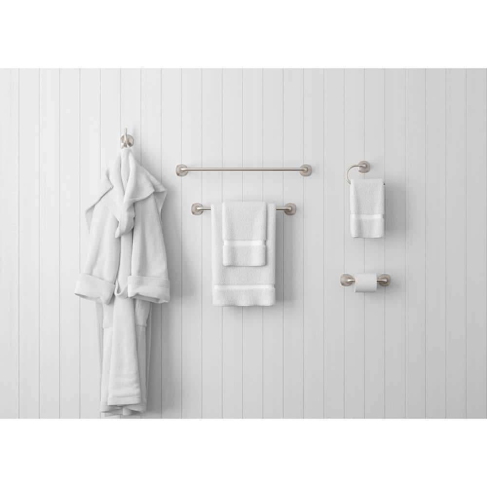 Spot Defense Brushed Nickel Toilet Paper Holder