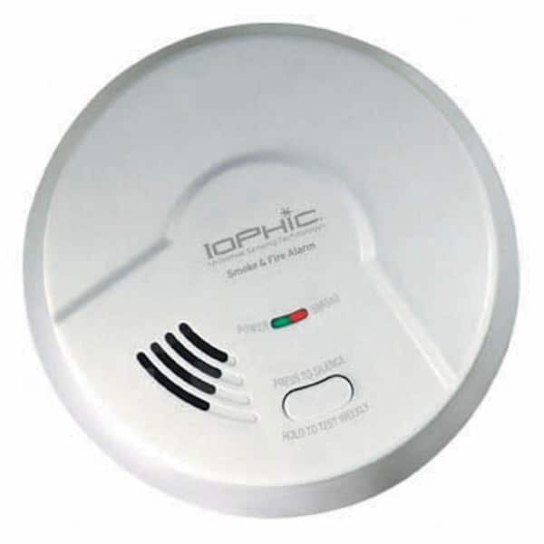 Universal Security Instruments Hardwired, Dual Sensing 2-in-1 Smoke & Fire Detector with Battery Backup, Pull-Out Drawer, Microprocessor Intelligence