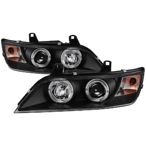 BMW Z3 96-02 Projector Headlights - LED Halo - Black - High H1 (Included) - Low H1 (Included)