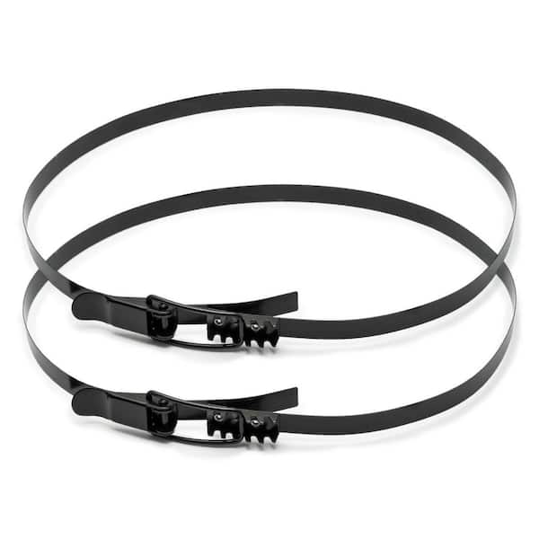 POWERTEC 24 in. Dia Band Clamp for Dust Collector (2-Pack)
