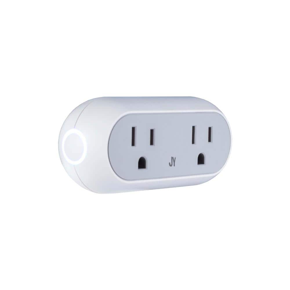 Smart Dual Plug - WiFi Remote App Control for Lights and Appliances, Compatible with Alexa and Google Home Assistant