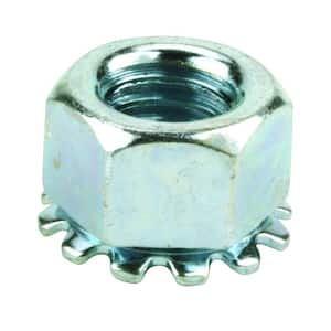 #10-32 Fine Zinc-Plated Steel Keep Lock Nut (4 per Bag)