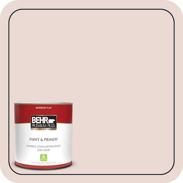 BEHR PREMIUM PLUS 1 qt. #T13-11 Bees Knees Flat Low Odor Interior Paint & Primer