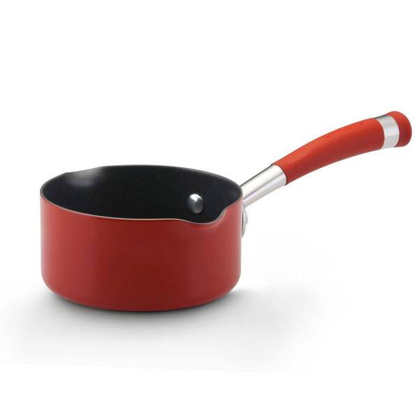 Circulon 1 qt. Open Pouring Saucepan (Red)-DISCONTINUED