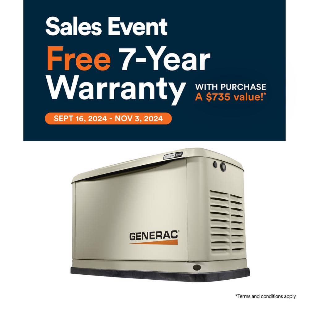 Have a question about Generac 22,000 Watt Dual Fuel Air Cooled Whole