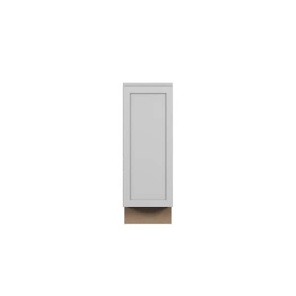 Unbranded Westport Shaker 9 in. W x 34.5 in. H x 24 in. D in Painted White Plywood Assembled Full Height Door Base Cabinet