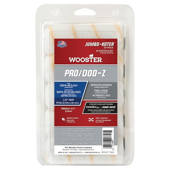 Wooster 4-1/2 in. x 1/2 in. Jumbo-Koter Pro/Doo-Z (10-Pack)