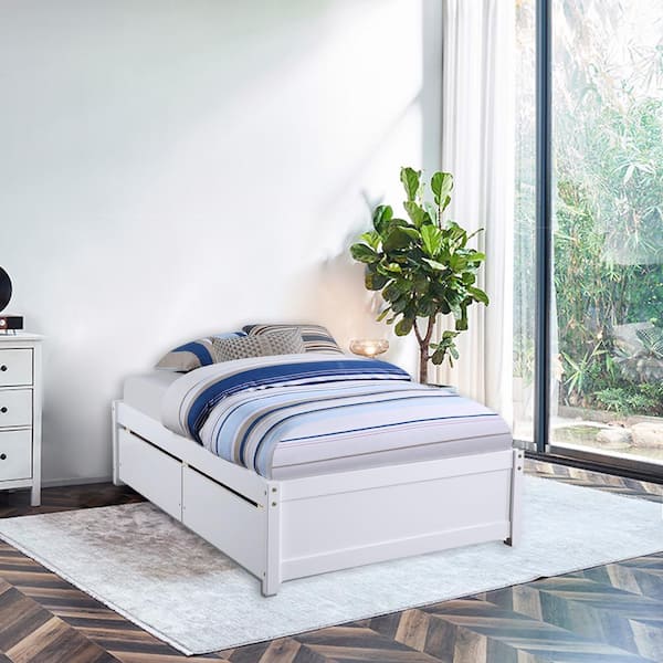 Modern Solid Wood Bed Frame Single, Single Bed Frame Sizes Uk