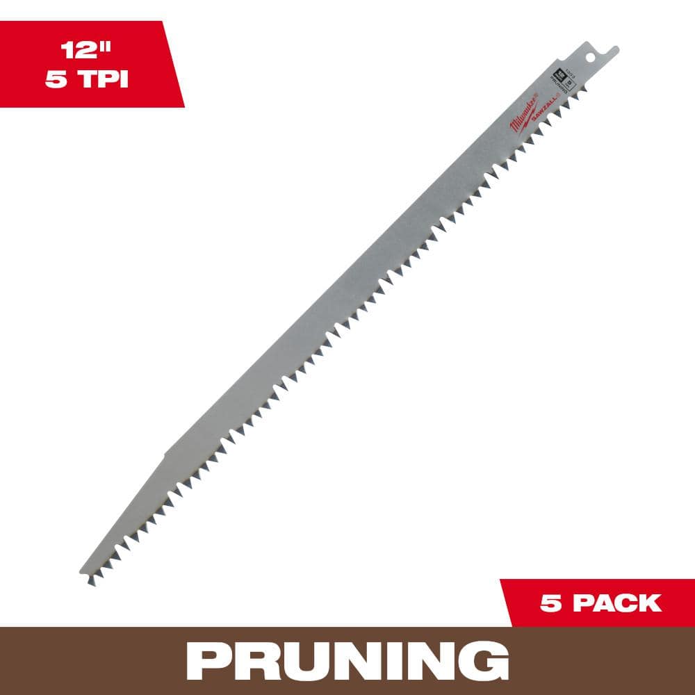 9" X 5T Pruning Reciprocating Saw Blades Pack of 5 