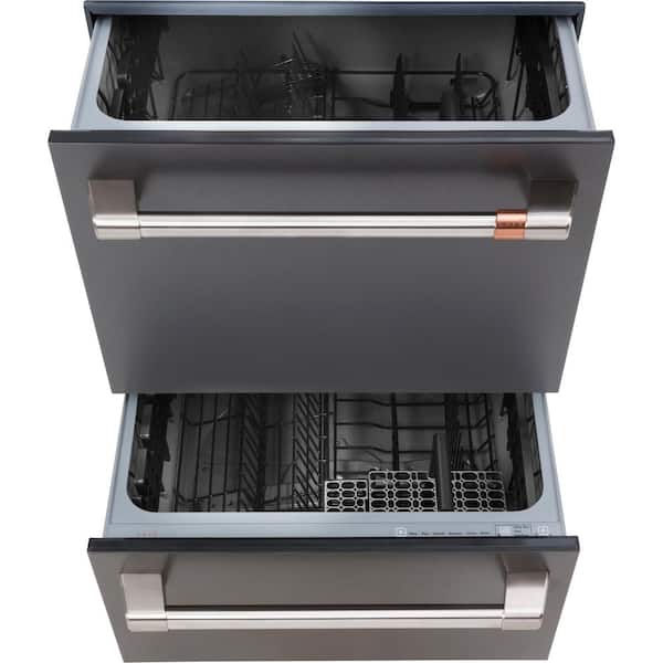 CAFE 24 Built-In Double Drawer Dishwasher Matte Black - CDD420P3TD1