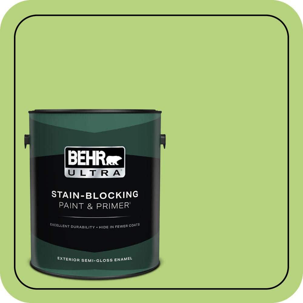 1 gal. #420B-4 Tart Apple Semi-Gloss Enamel Exterior Paint & Primer price history on PriceWatchPro