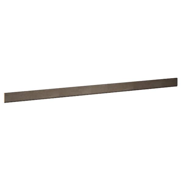 QuickShip 96 in. W x 4.5 in. H x 0.75 in. D Base Moulding in Fieldstone