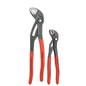 Forged Steel Cobra Pliers Set with 61 HRC Teeth (2-Piece)