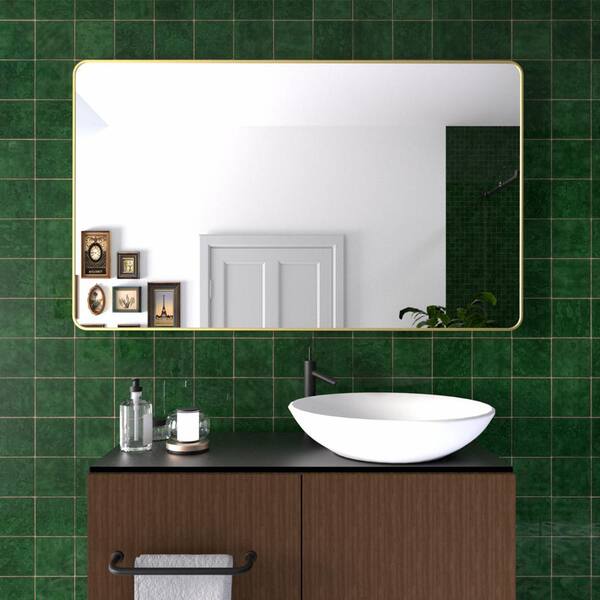 Hermitage Bath Cosy 60 in. W x 36 in. H Rectangular Framed Wall ...