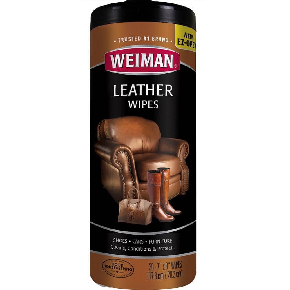Leather Cleaning Wipes 55pk - 44581 - Emzone