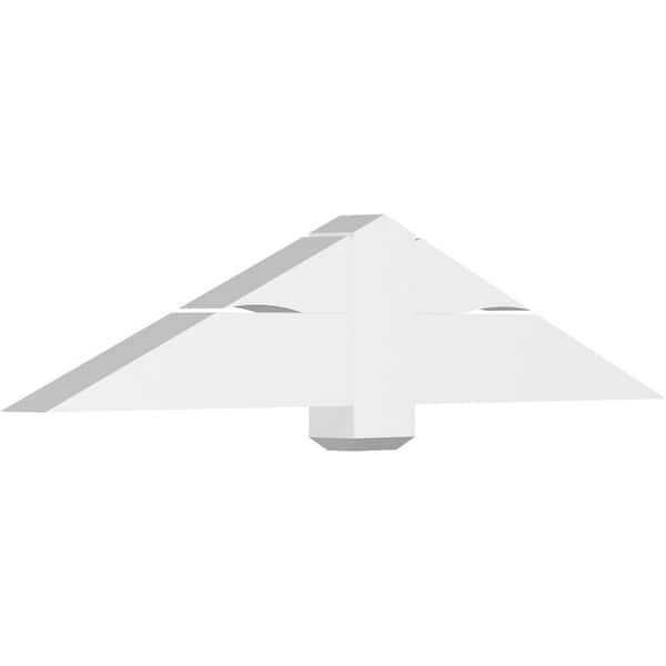 Ekena Millwork Redmond 60 in. W x 12.5 in. H x 4 in. D Signature Polyurethane Bracket