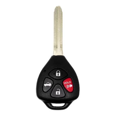 Toyota Simple Key - 4 Button Remote and Key Combo with Trunk