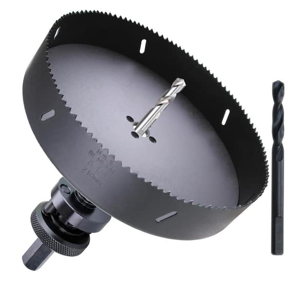 8-1/4 Heavy Duty Bi-Metal Hole Saw Cutter with Arbor for Wood Drywall PVC Aluminum Steel Iron Metal