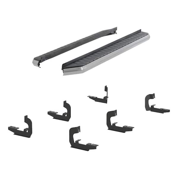 AeroTread 5 x 76-Inch Polished Stainless SUV Running Boards, Select Cadillac Escalade, Chevrolet Tahoe, GMC Yukon