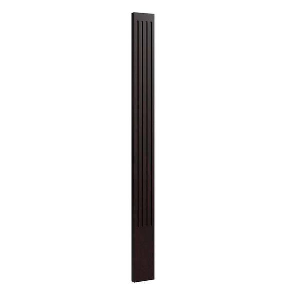 Cardell 3x34.5x0.75 in. Vanity Cabinet Fluted Filler in Coffee