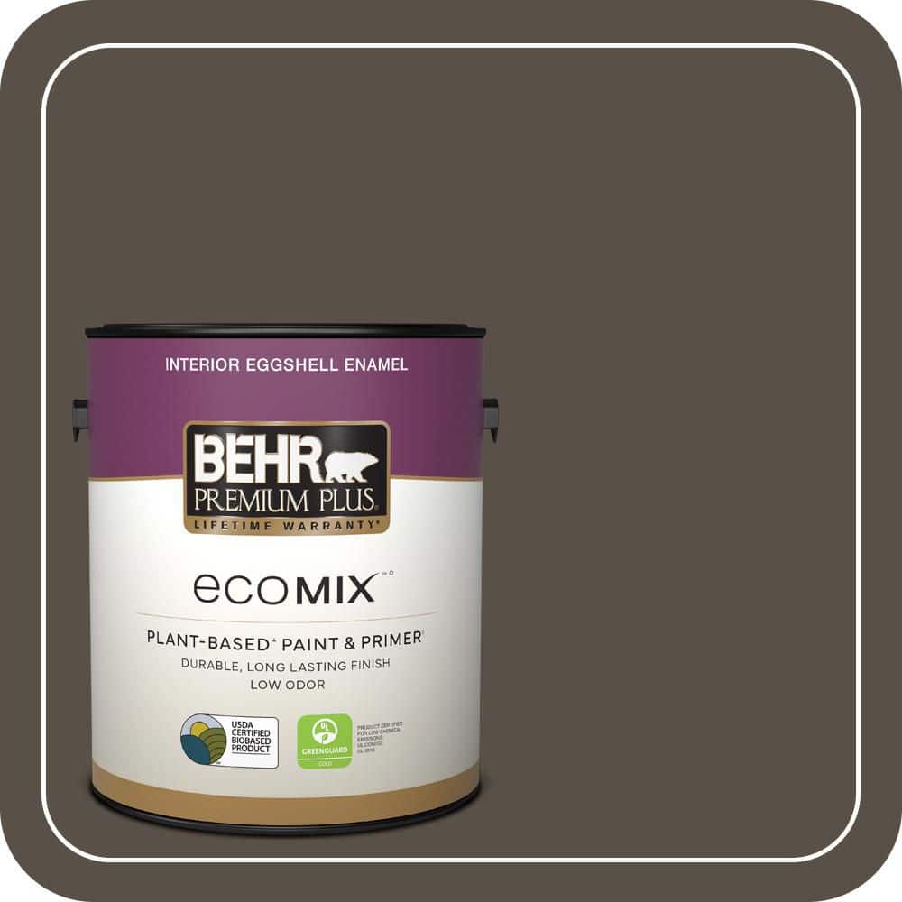 1 gal. #N360-7 Potting Soil Eggshell Enamel EcoMix Plant-Based Interior Paint & Primer price history on PriceWatchPro