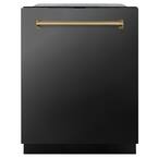 Autograph Edition 24 in. 3rd Rack Top Touch Control Tall Tub Dishwasher in Black Stainless Steel