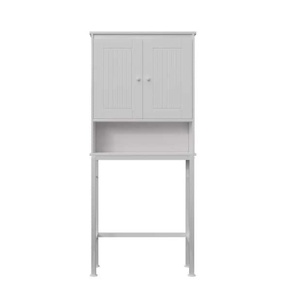 Unbranded 30.55 in. W x 9.84 in. D x 69.29 in. H Bathroom White Linen Cabinet