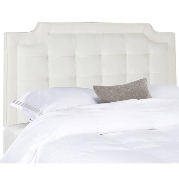 SAFAVIEH Sapphire White Full Upholstered Headboard