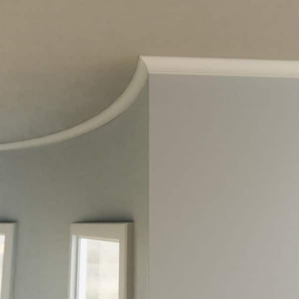 Ekena Millwork 11/16 in. x 144 in. x 4-1/4 in. Resin Crown Flexible Moulding