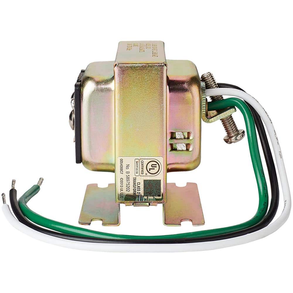 Compact Tri-Volt Doorbell Transformer for Smart Video Doorbells