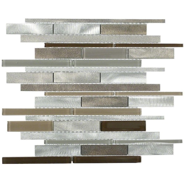 Ivy Hill Tile Urban Sandy 12 in. x 12 in. x 8 mm Metal Wall Tile