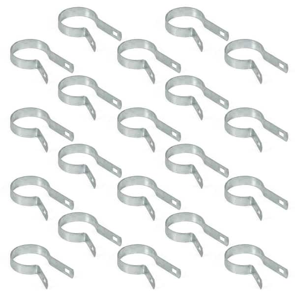 Fencer Wire 2-3/8 in. Chain Link Fence Silver Galvanized Steel Tension ...