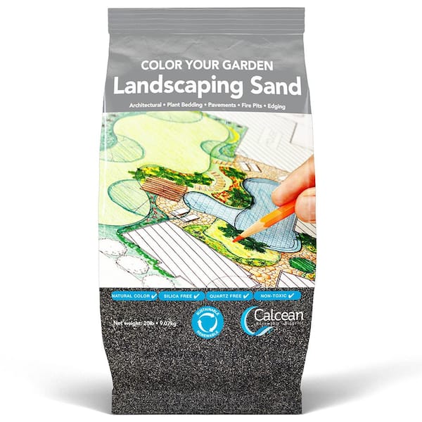 Calcean Renewable Biogenic 20 lbs. Landscaping Sand - Onyx Black