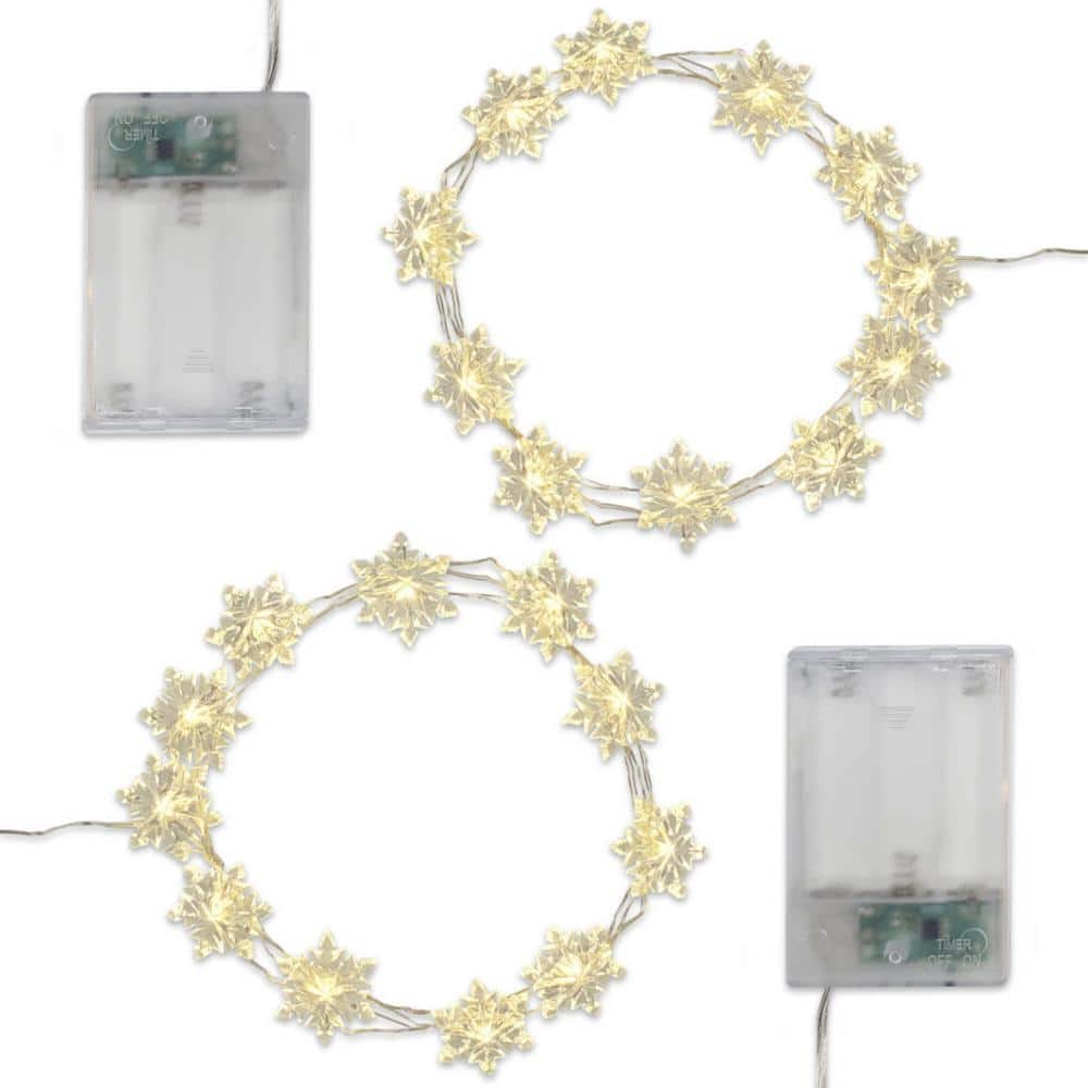 Details about   2 Pack Battery Operated Mini Led Fairy Light Dewdrop Lights with Timer 6 Hour... 