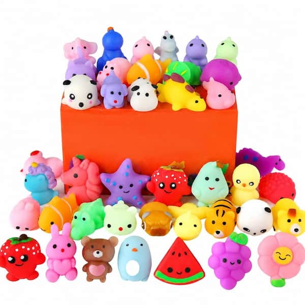 30 Pack Squishy Toys Kawaii Squishies Party Favors for Kids 4-8 8-12 Treasure Box Toys for Classroom Birthday Xmas