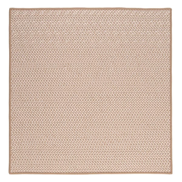 Home Decorators Collection Sadie Sand 8 ft. x 8 ft. Indoor/Outdoor Patio Braided Area Rug