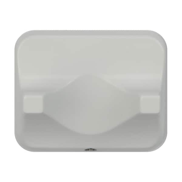 PRIVATE BRAND UNBRANDED Wall-Mounted Robe Hook in White