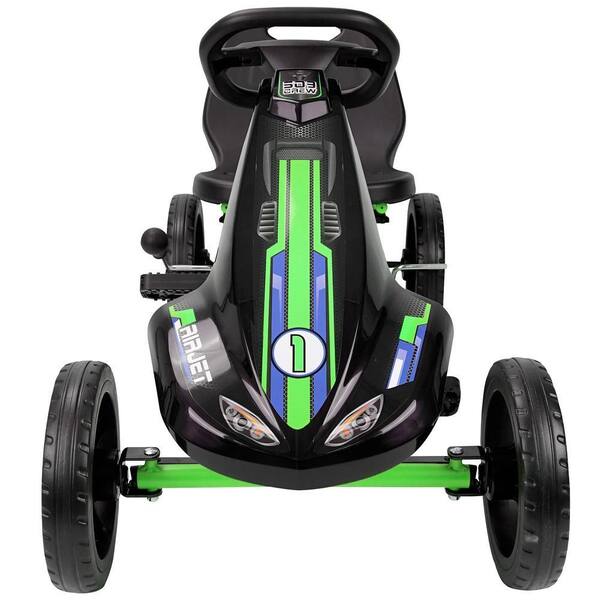 509 509 Crew Air Jet Pedal Go Kart - Green - Kids Go Kart Ages 4