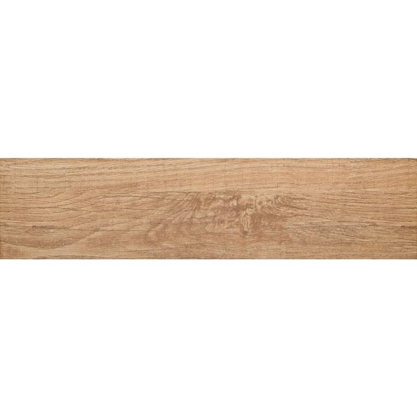 EMSER TILE Woodwork Bend Matte 5.83 in. x 23.5 in. Porcelain Floor and Wall Tile (9.5 sq. ft. / case)