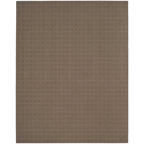 Natural Harmony Desert Springs Taupe 8 ft. x 10 ft. Custom Area Rug with Pad