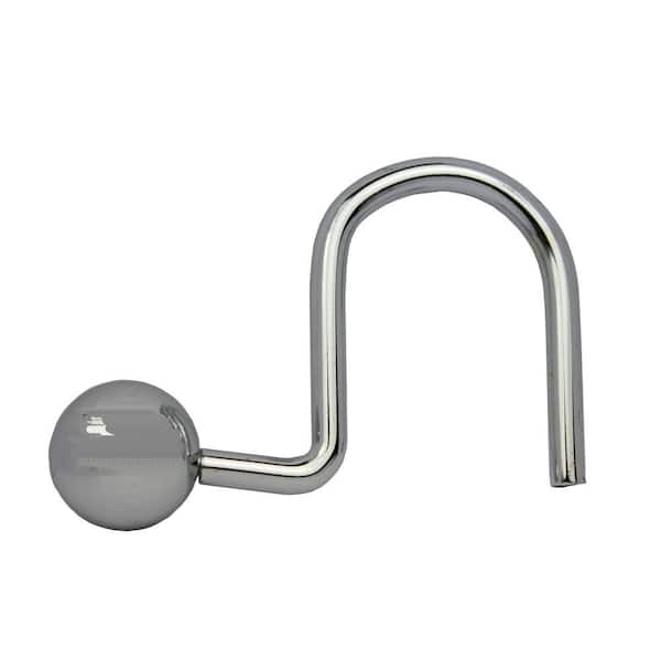 Elegant Home Fashions Ball Hooks in Chrome (12-Pack)