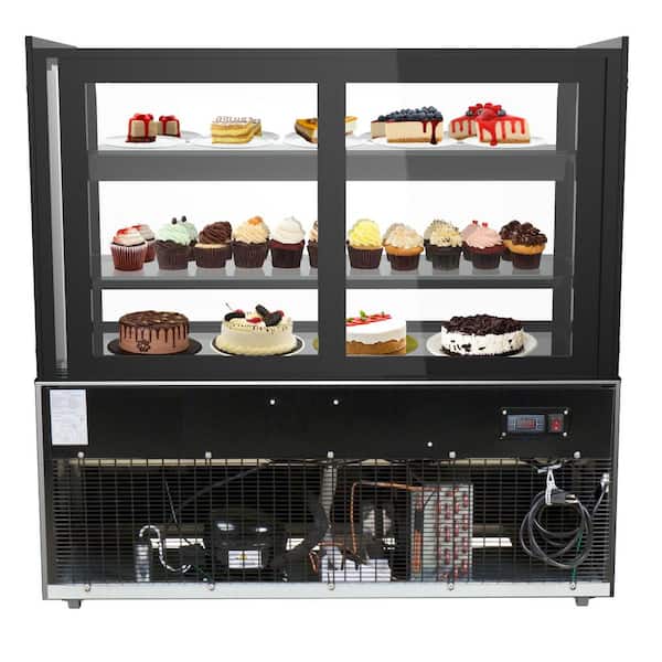 Commercial Cupcake And Patisserie Refrigerated Display Fridge Case Price  For Sale |