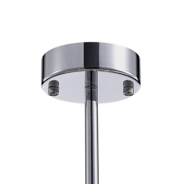 Y'INSP 18-Light Chrome and Smoky Glass Bubble Chandelier