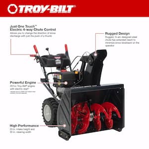 Arctic Storm 30 in. 357cc Two-Stage Electric Start Gas Snow Blower with Power Steering and Electric 4-Way Chute Control