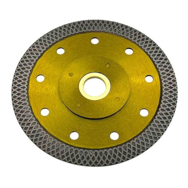 EDiamondTools 4.5 in. Turbo Mesh Saw Blades for Porcelain Tile, Ceramic Tile, Marble, Granite and Other Natural Stone TF45A7
