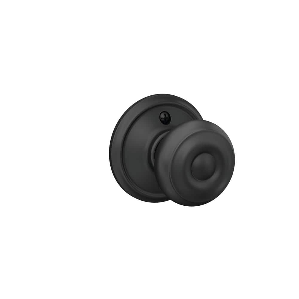 UPC 043156730148 product image for Georgian Matte Black Dummy Door Knob | upcitemdb.com