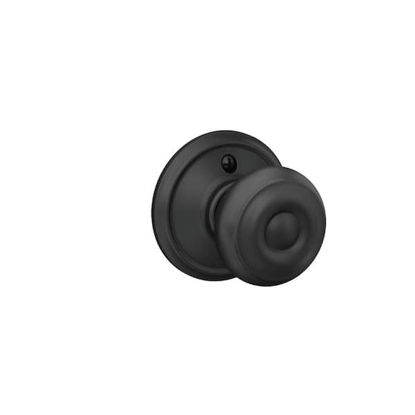 Schlage Georgian Matte Black Dummy Door Knob