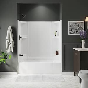 4pcs Shower Room Mats, Waterproof, Interlocking Bathroom Mats With Drainage  Holes, Perfect For Home Bathroom!
