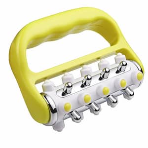Cellulite Body Massager Fascia Release and Muscle Massage Roller with Mini Trigger Point-Yellow